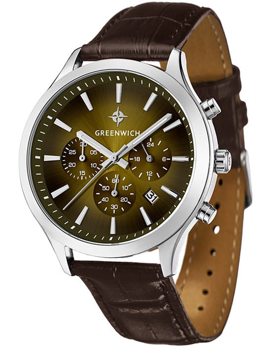 Greenwich Greenwich Skipper GW 043.12.30 , наручные мужские часы фото под углом